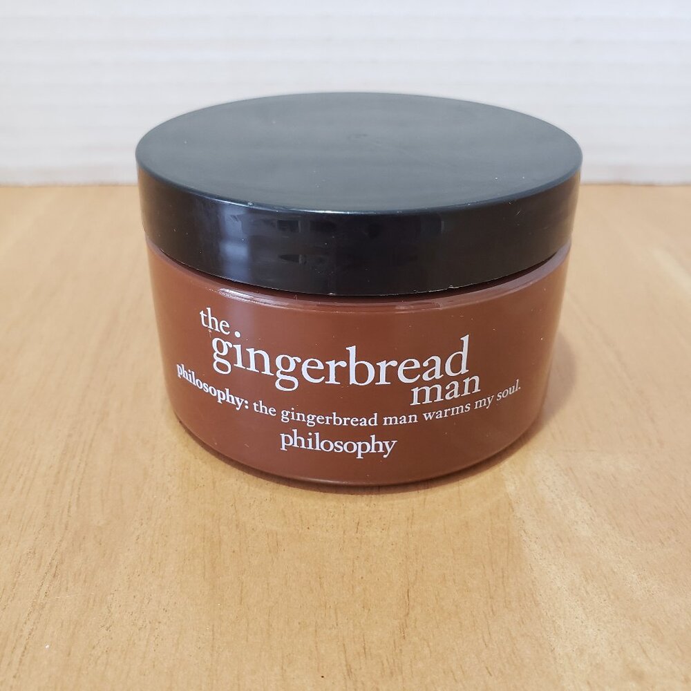 Philosophy The Gingerbread Man Scented Glazed Body Souffle 4 fl. oz. New